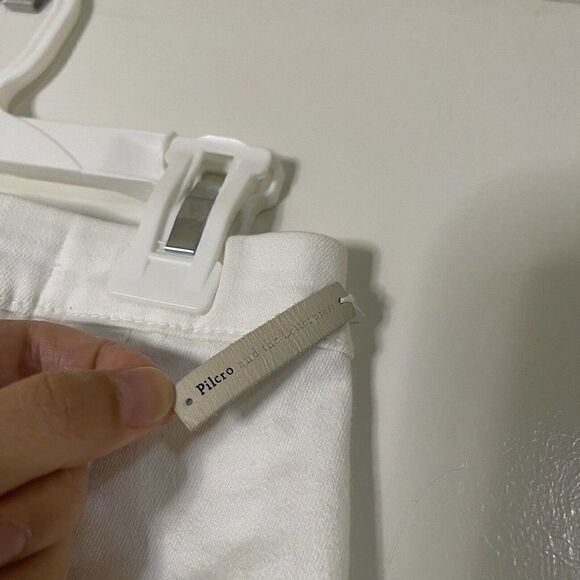 Pilcro and the Letterpress High rise denim white leggings size 28 - Picture 4 of 8